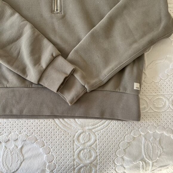 Vuori Restore Half Zip Hoodie Sage Green XS - Picture 4 of 5